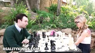 Nerdy teen Kali Roses doesn't like losing, even in sex
