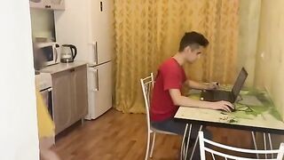 My computer broke down and I called a friend to fix it, and he fucked me