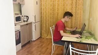 My computer broke down and I called a friend to fix it, and he fucked me