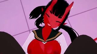 Succubus fucks with a guy in POV style