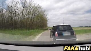 A unregistered driver gets creampied by a cunning cop in a thrilling scene
