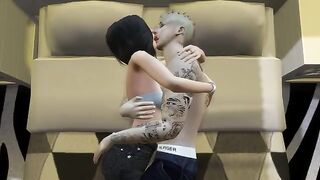 3D Hentai with a plot about Justin and Selena’s erotic adventures