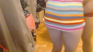 Young schoolgirl makes blowjob and fucks at home with boyfriend