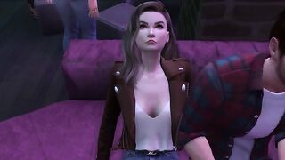 Student seduces her professor to come inside with romantic and erotic vibes