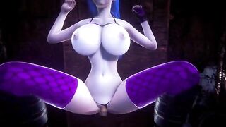 POV of a guy who jinxed a girl in League of Legends and fucked her hard