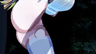 Blue Exorcist Shura Kirigakure 3D Hentai animation is quite good