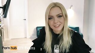 A beautiful neighbor came to visit and got a stunning blowjob