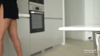 Stepmom helps her stepson to finish his job quickly