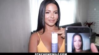 MILF Rose Monroe seduced her stepson to make adult pictures
