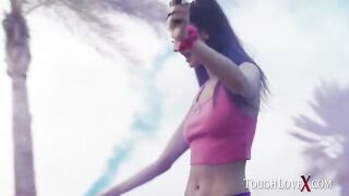 Skinny bitch Eliza Ibarra gets her pussy smashed hard