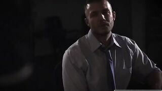 Shady reporter fucked Evelyn Claire in the office after she begged for it