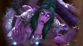 The best cumpilation with monsters from Resident Evil and World of Warcraft