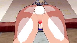 Rebecca Bluegarden gets fucked in an intense animated scene