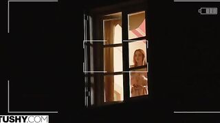Scarlett, an anal-loving redhead, proves how daring she can be in this scandalous act