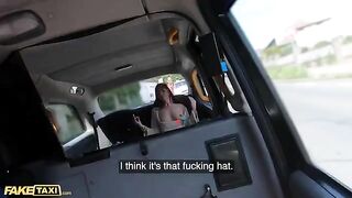 Hot Spanish lesson with Linda Del Sol in a fake taxi scene