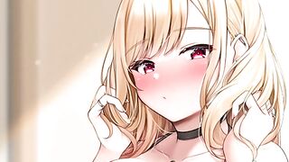 My dress up darling anime Kitagawa Marin's JOI hentai