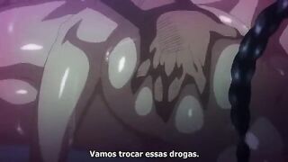 Cartoon porn with magical girls having sex and using their powers to seduce