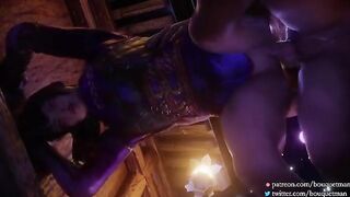 Best 3D Hentai Tekken Porn Compilation - Alisa and Nina’s Ass Fuck