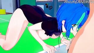 High School DXD Xenovia Quarta’s pussy is used for cum production