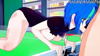 High School DXD Xenovia Quarta’s pussy is used for cum production