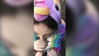Babe ran away, met a guy and had sex with him outdoors