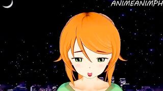 Minecraft Alex gets fucked hard in this hot hentai video