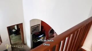 Conversation about family and sex with her stepbrothers, Mariana Martix gets fucked