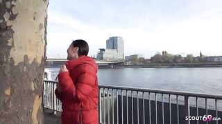 First rimjob and porn with Asia College Girl Luna I, picked up and fucked hard