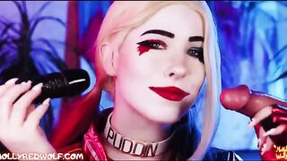 The big cock is for the crazy Harley Quinn, not for a girl - MollyRedWolf