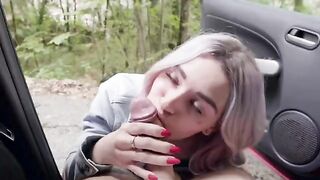 I left the house horny and met a guy in the street who fucked me hard