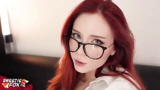A secretary gets fucked hard by her boss after work