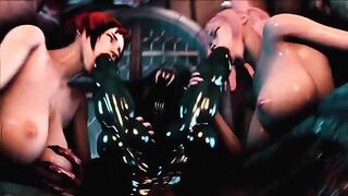 Full Moon 2 Gangbang uncensored Hentai 3D