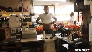 Mickey Mod has passionate sex with a preggo in public place