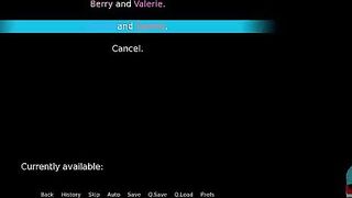 The game is once again in the style of a visual novel