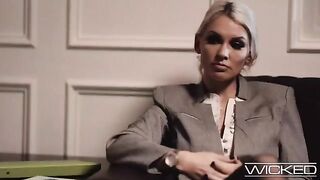 Kenzie Taylor gets fucked in a threesome therapy session with her boyfriend