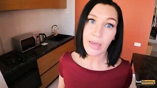 The step mom was handcuffed when her step son found her in a compromising situation