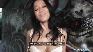 Public Agent Asia Vargas is the perfectly formed natural looking model to get fucked