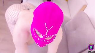 An amateur thick-assed Latina girl gets her asshole gapped hard by a huge cock
