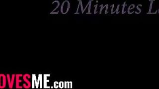 The petite vixen surprised her stepbrother with an intense blowjob on his special day