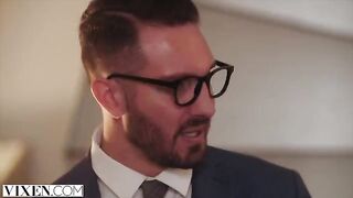 A hot fashion model inspired the designer in the most intimate way