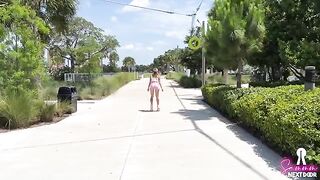 The couple has sex after the girl skated to his house