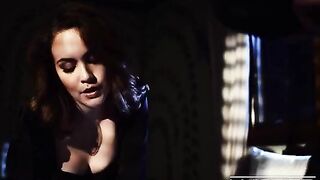 Freya Parker gets doggied in a sensual scene, showcasing her stunning 34B curves