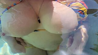 My stepbrother caught me jerking off in the hot tub. Now it’s only fair that he gets to jerk off too