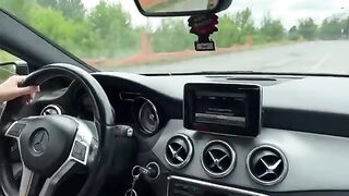 Young Italian babe buys a used car and fucks the seller