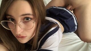 Stepsister BellaMurr fucked hard after college and shooting a video