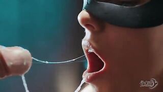 That's what a real cumslut does with used condoms. Drain the load