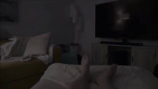 A man fucks his new step mom, a thick blonde MILF