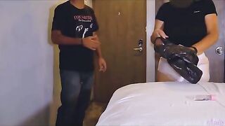 I asked for a consolador online and a young delivery guy satisfied me with his huge cock