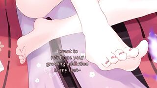Yae Miko’s 5-minute cum shot promise with her feet