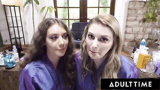 Girl on girl action with hair stylists Elena Koshka and Bunny Colby in POV roleplay